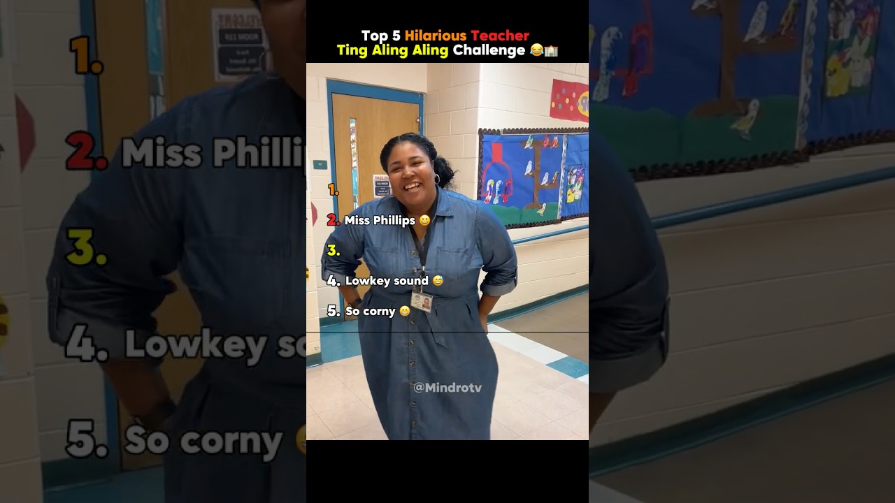 Top 5 Hilarious Teacher Ting Aling Aling Challenge Moments (Who Did It Best?!) 😂🏫