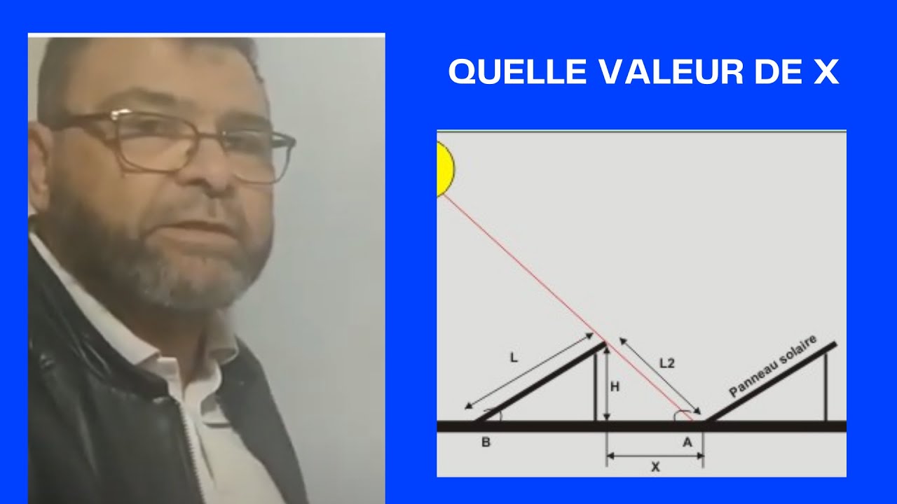 Video N°280 QUELLE EST L'INCLINAISON OPTIMALE ET DISTANCE ENTRE PANNEAUX