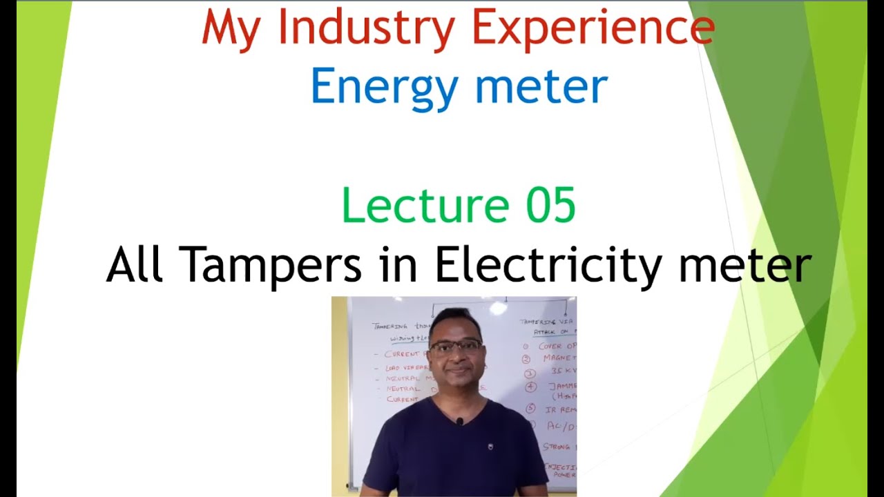 🏫Tampers - Electricity / energy meter