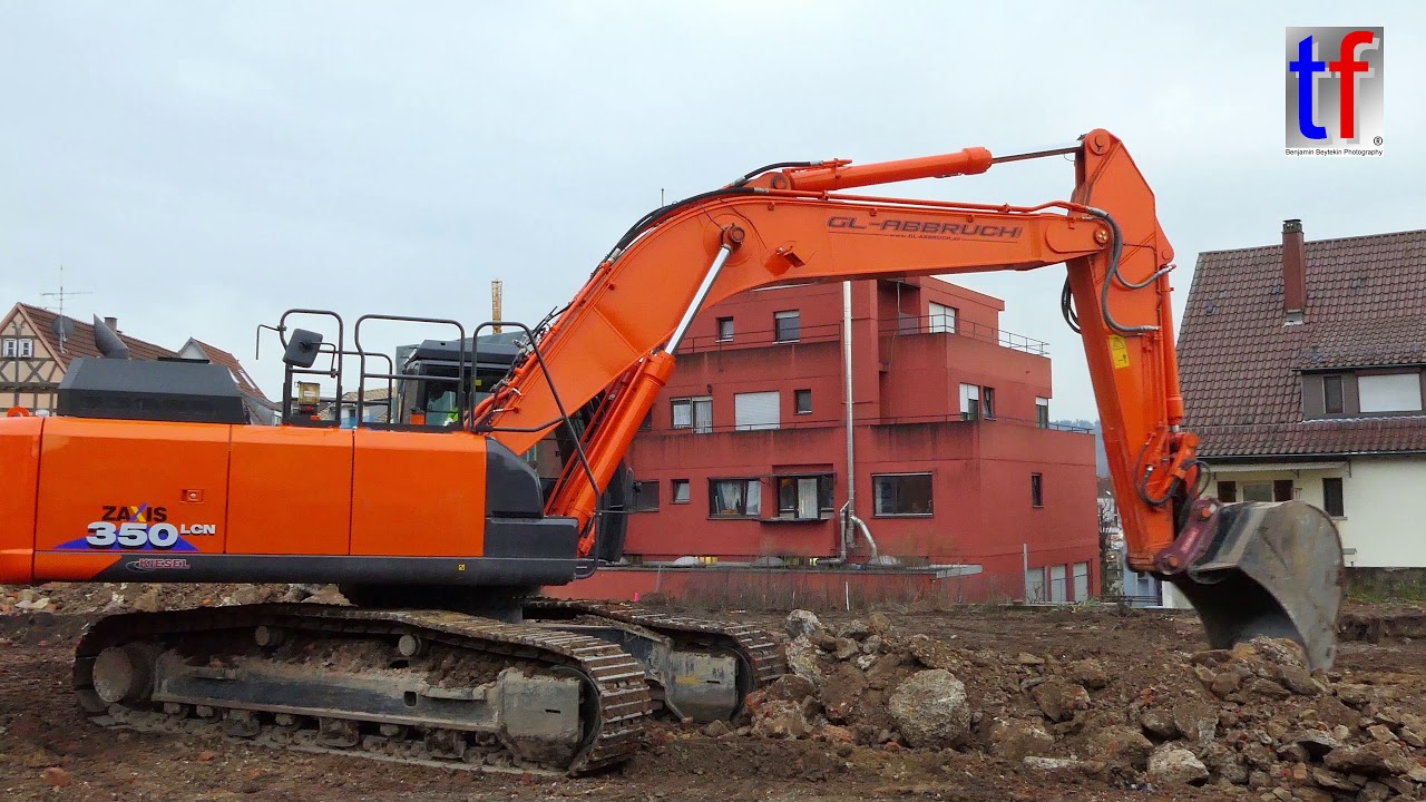 **Brand New** HITACHI ZAXIS 350 LCN-6, Abbruch, Winnenden, Germany, 30.01.2018.