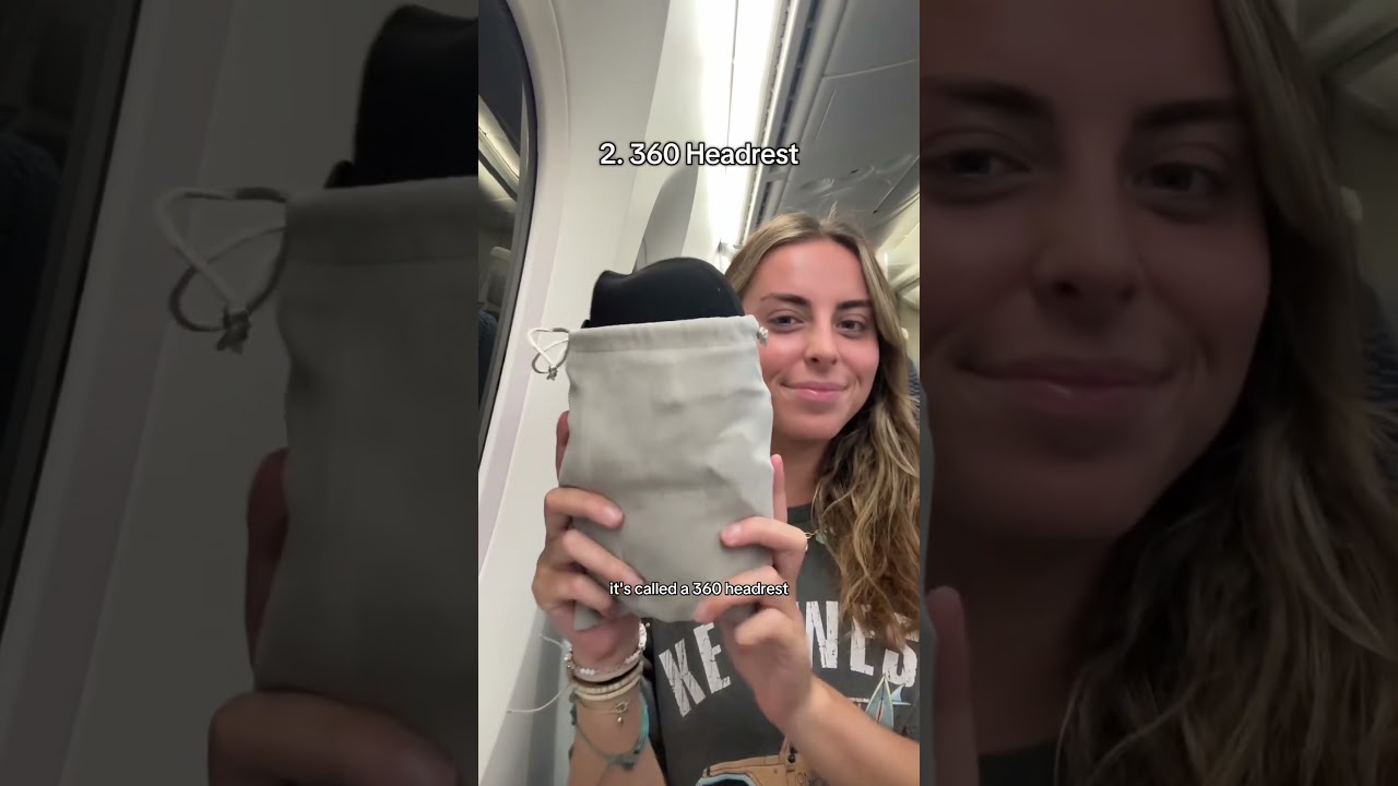 3 things you need to survive a 16hr flight in economy #traveltips #flighttips #amazonfinds #travel