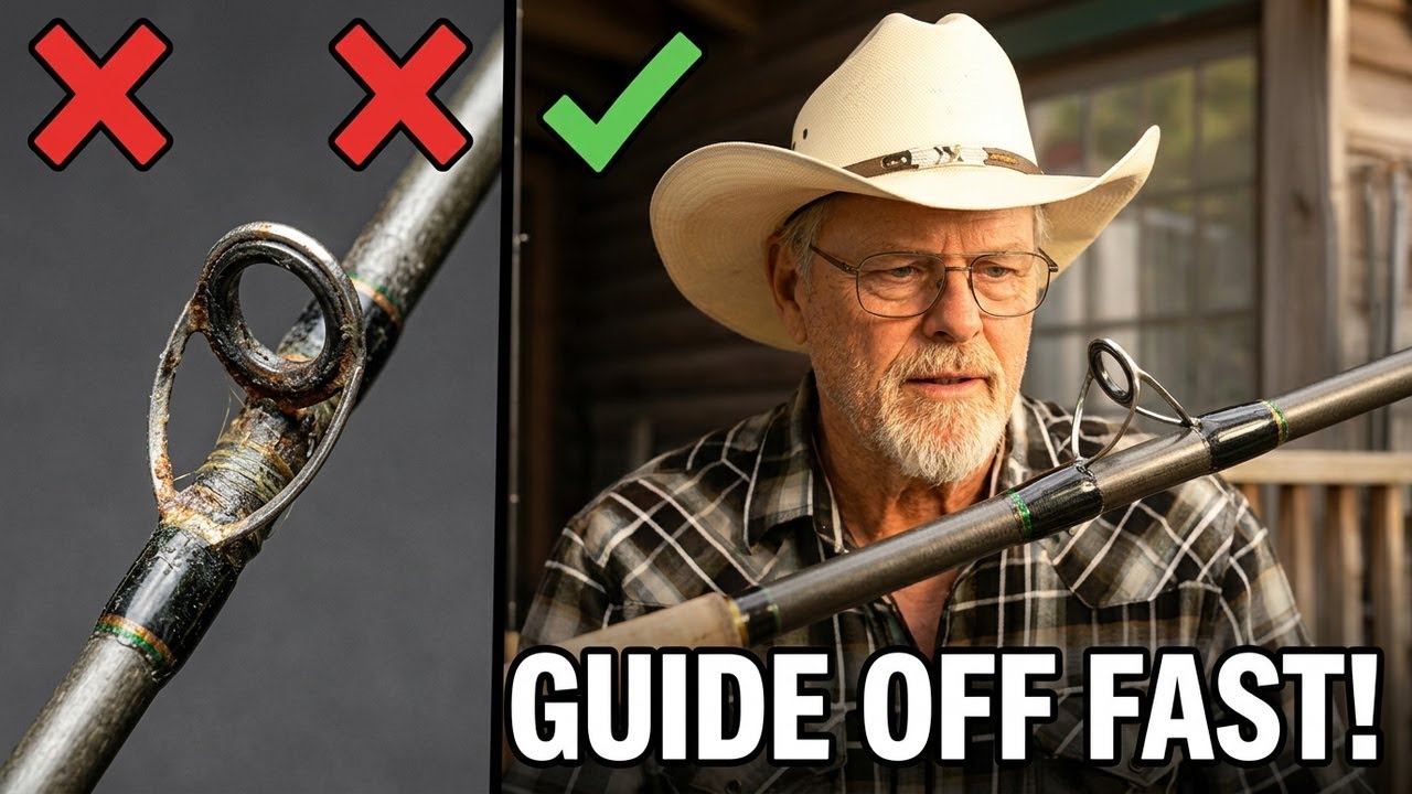 HOW I TAKE GUIDES OFF FISHING ROD #fishinggear