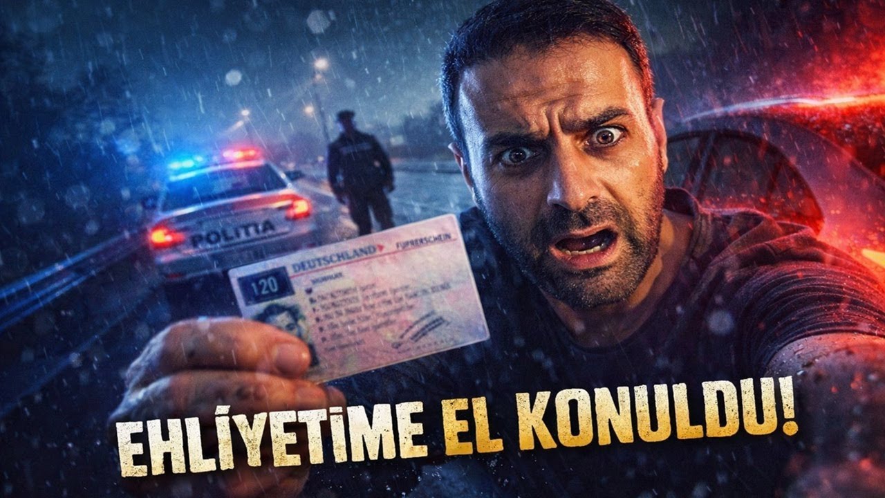 Romanya’da Polis Ehliyetime El Koydu!