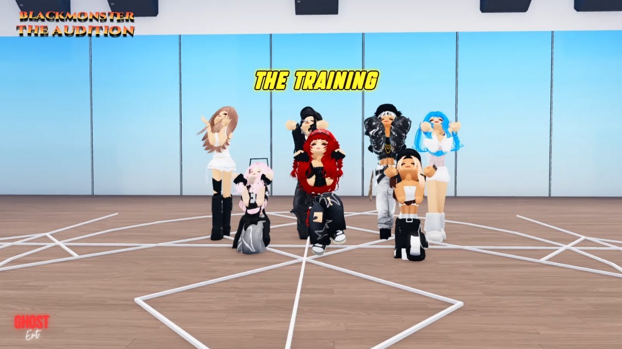 [BLACKMONSTER]  2 EPISODE THE AUDITION TRAINING | ROBLOX KPOP KUV