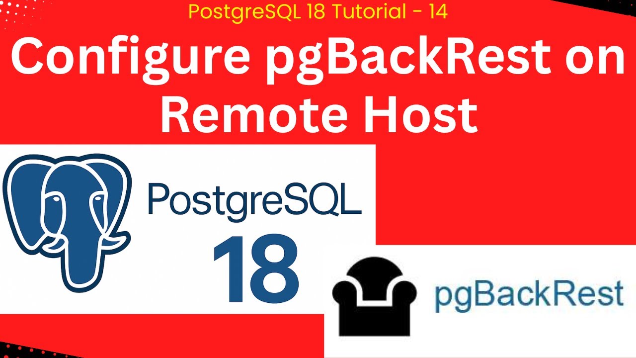 Настройка pgBackRest на удалённом хосте для PostgreSQL 18 | Пошаговая настройка резервного копиро...