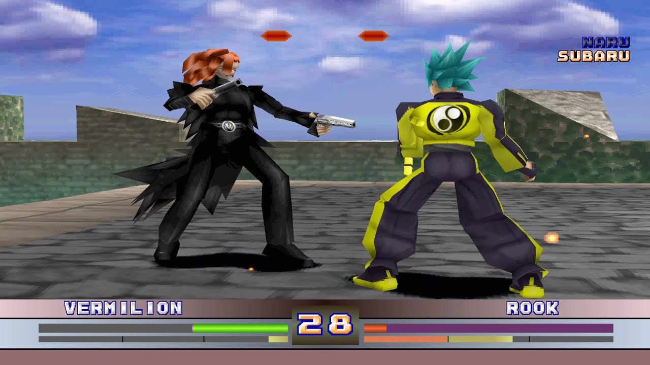Toshinden 4 [PS1] - play as Vermilion