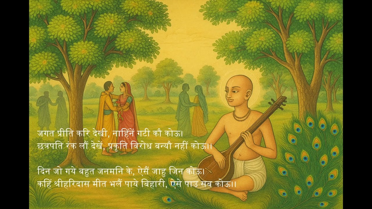 Jagat Preeti Kari Dekhi | Swami Shri Haridas | Ashtadash Siddhant Ke Pad (Male)
