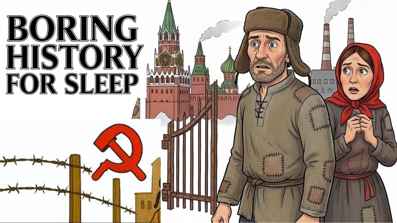 The Soviet Union: Life Behind the Iron Curtain | Relaxing History for Sleep