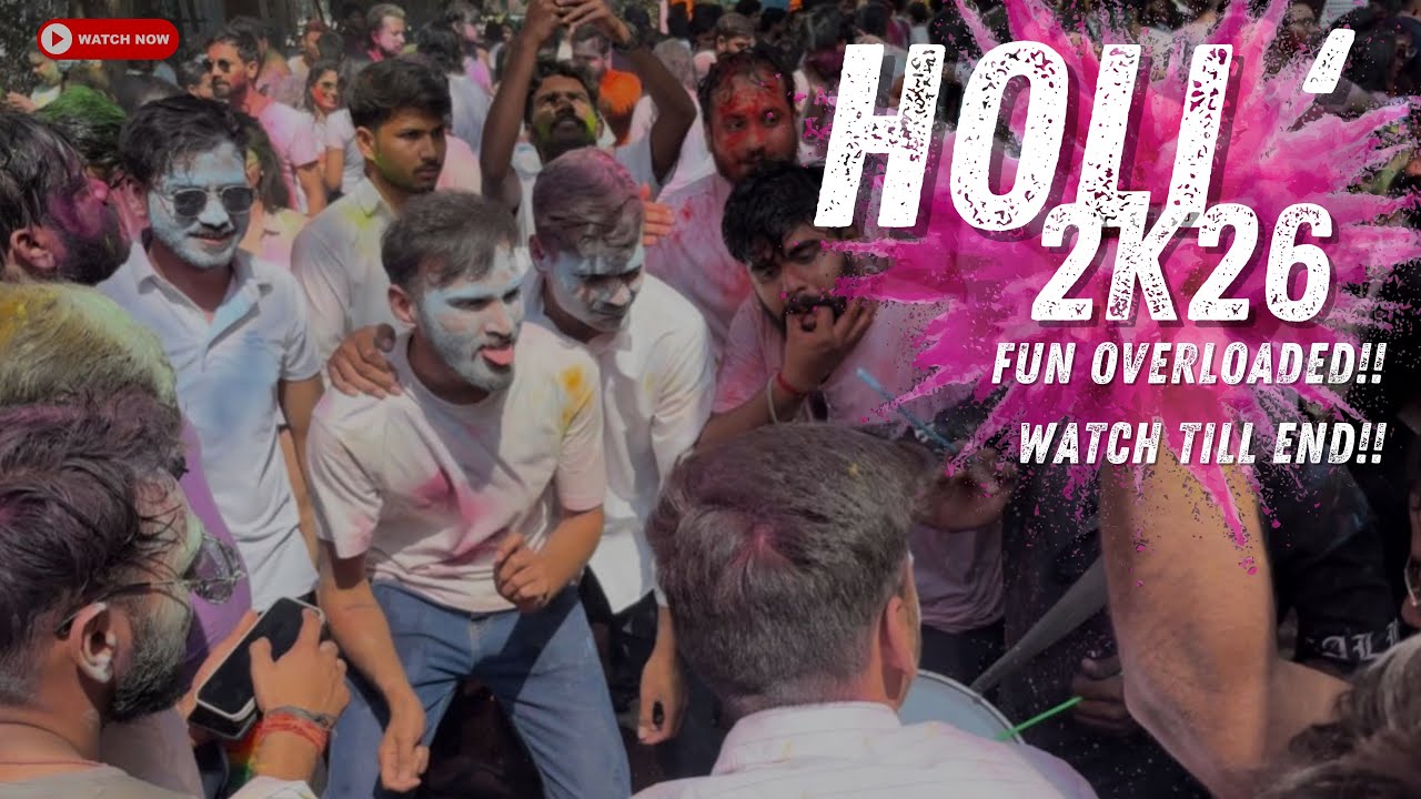 Never expected holi in Banglore will look like this!!! | Crazy Holi party | Watch till end for fun!