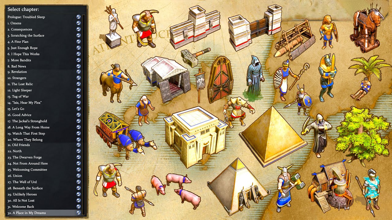 Age of Mythology Retold - FULL CAMPAIGN Fall of the Trident (TITAN Difficulty)