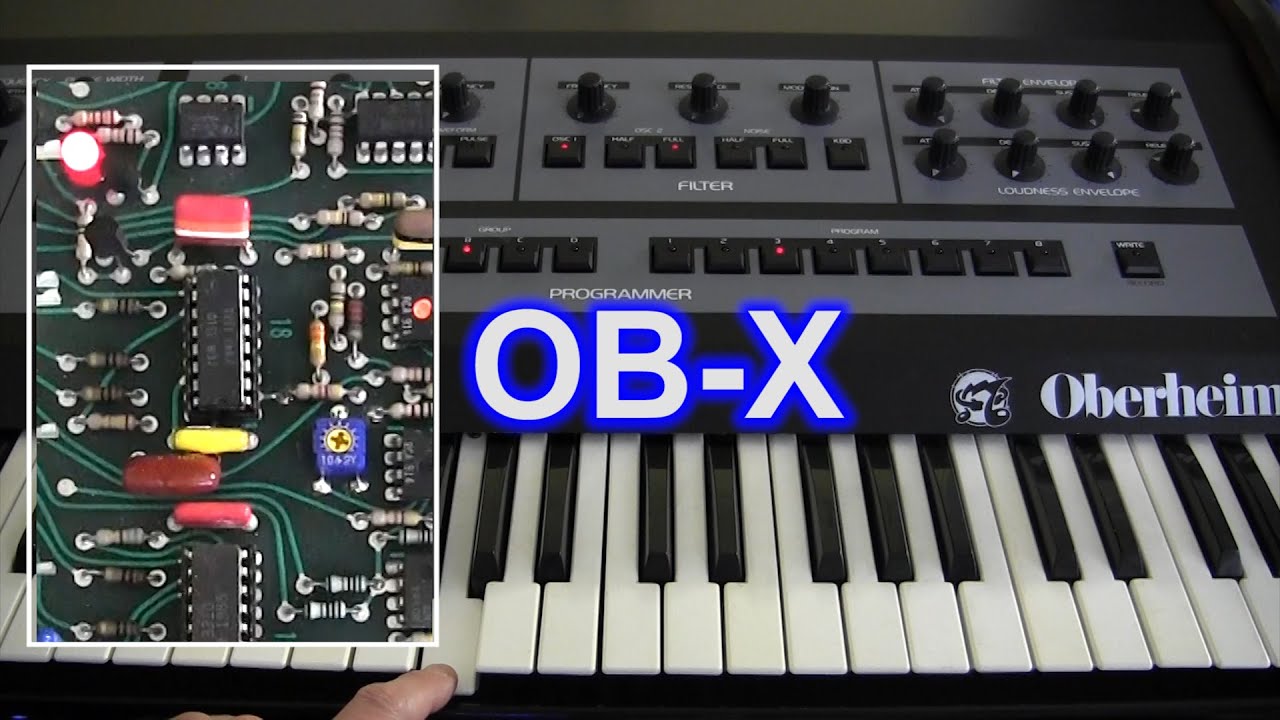 Oberheim OB-X voice boards tuning