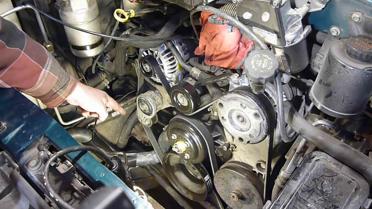 ASTRO VAN SERPENTINE BELT INSTALLATION