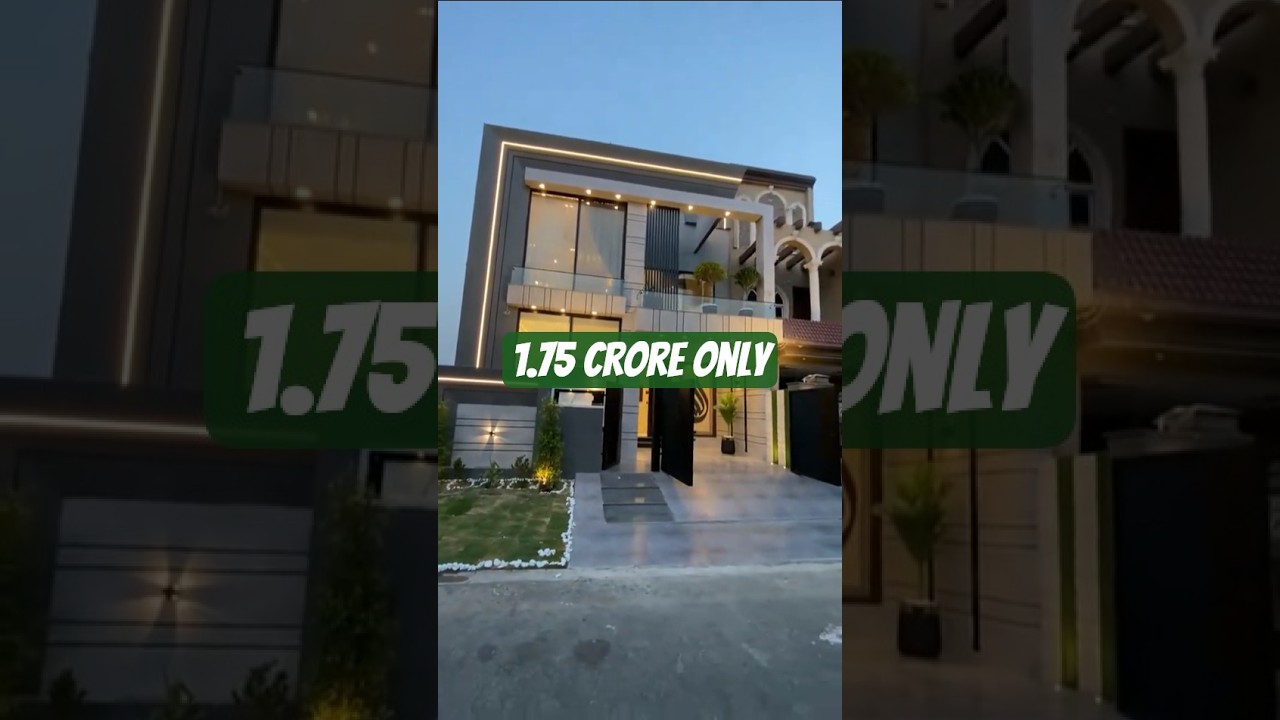 5 Marla House For Sale In Paragon City Lahore Pakistan- 1.75 Crore #5marlahousedesign  #5marla #new