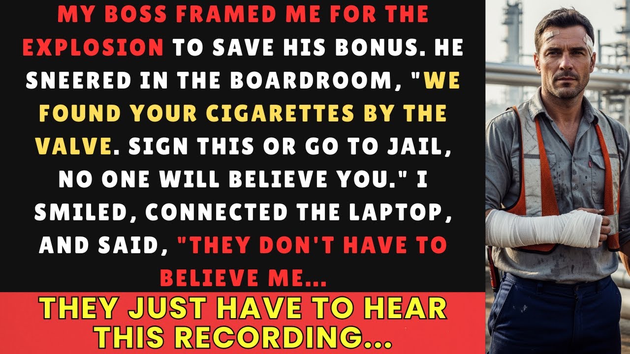 Boss Framed Me For Explosion "Sign Or Jail" — I Played Hidden Recording In Boardroom And He Screamed