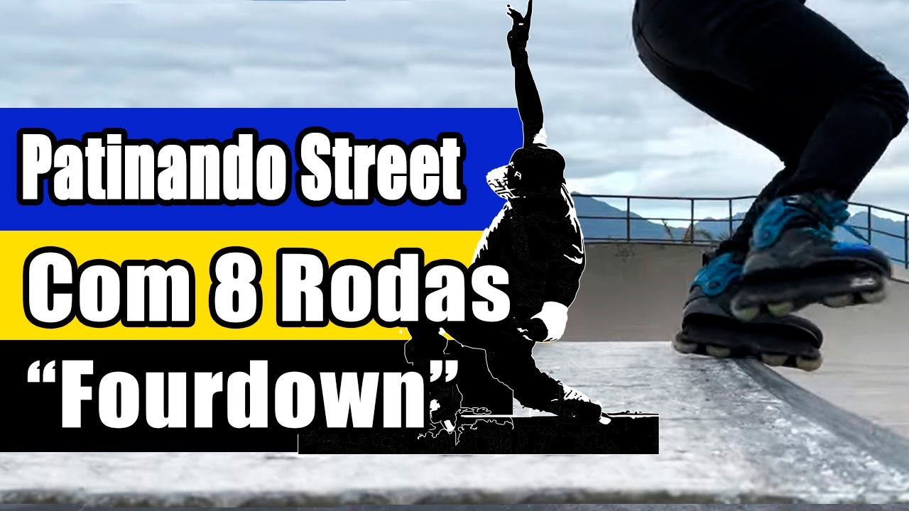 Review na Prática | Patins Street Four Down | Patinando com 8 rodas