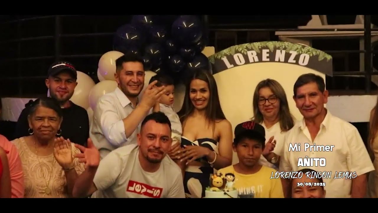 🎂✨ ¡El primer añito de Lorenzo fue pura felicidad! ✨🎂