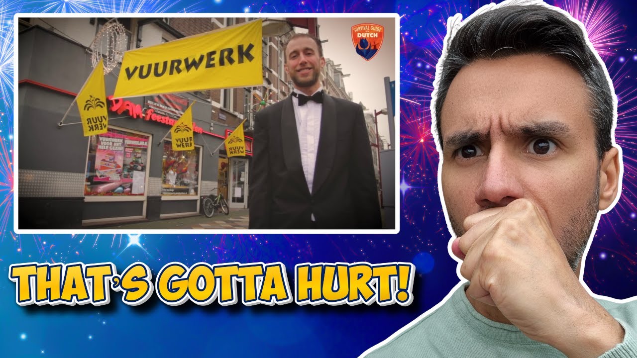 Belgian Reacts To How To Survive Dutch Fireworks | REACTION