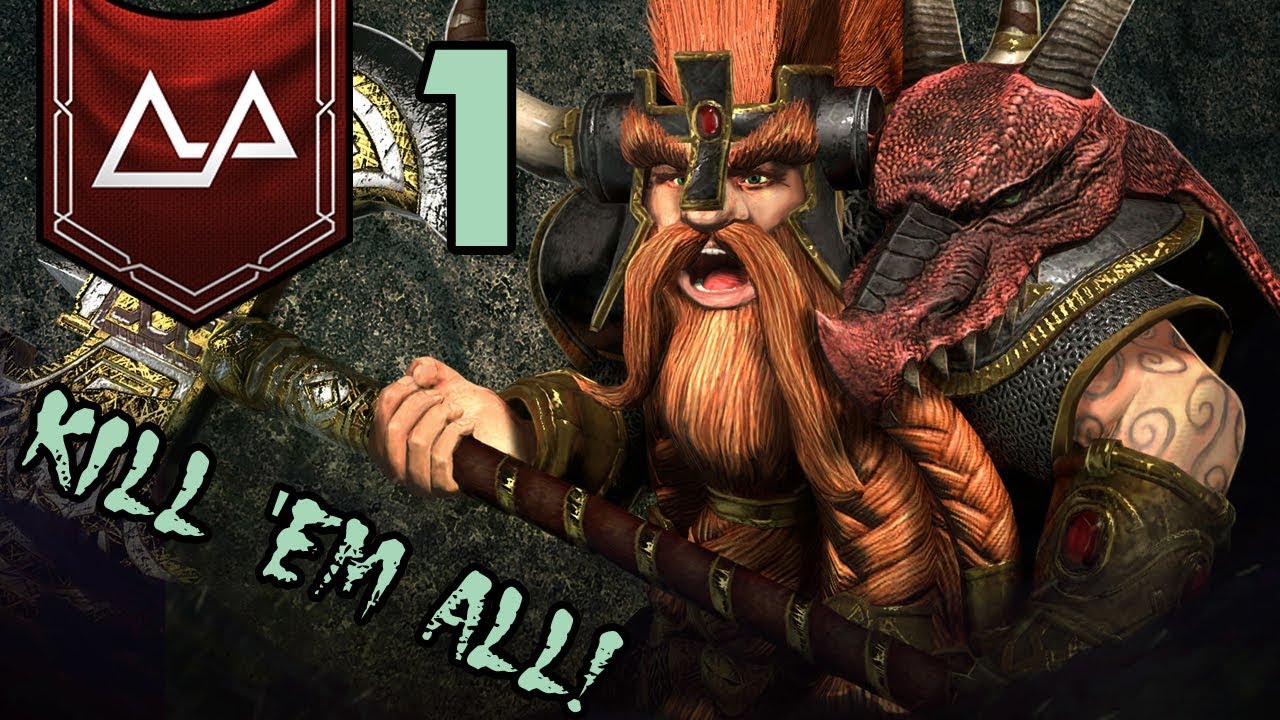 Ангрим Железный Кулак 👊 Карак Кадрин 👊 Warhammer Total War II