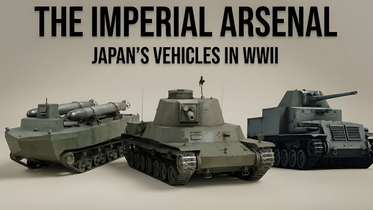 Every Japanese Vehicle Used in WWII | Tanks, Armor & Support Vehicles Explained