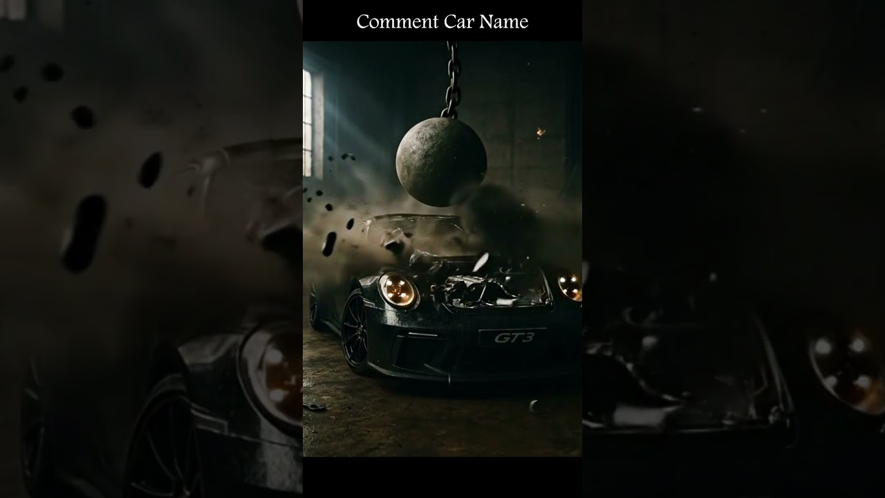 Porsche GT3 Gets Smashed by a  Ball! 🤯