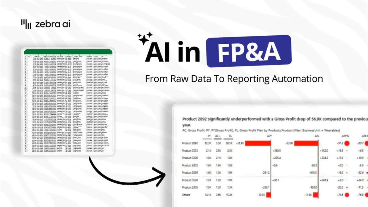 AI for FP&A: From Raw Data to Variance Analysis in Minutes | Webinar Highlight