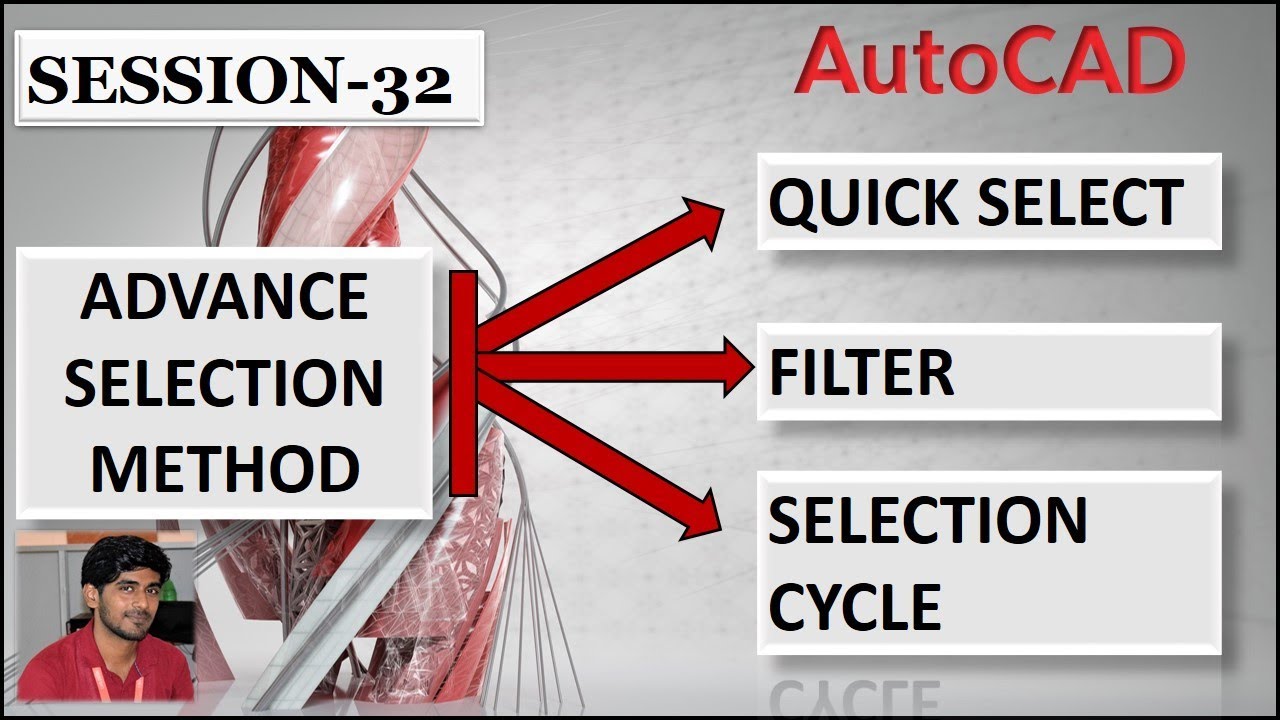 AutoCAD Hindi Session-32 || Advance Selection Method | Quick Select | Filter | Selection Cycle