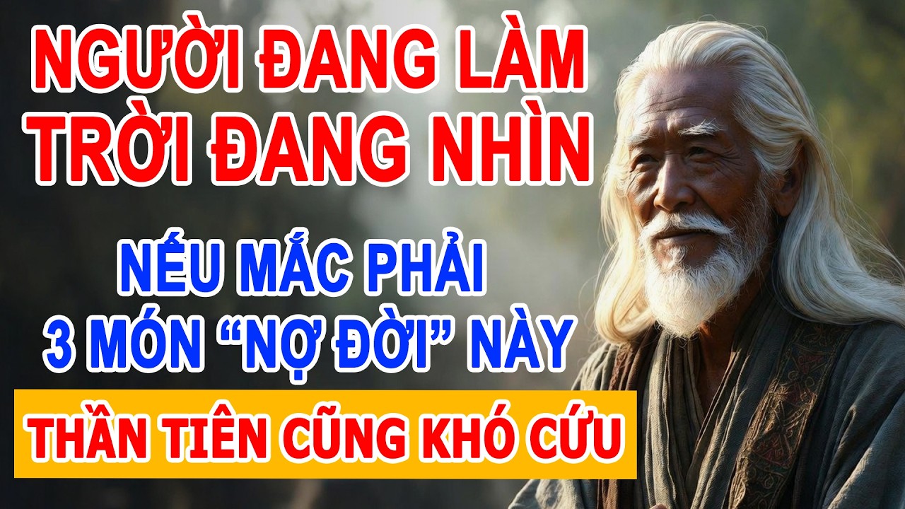 Người Đang Làm Trời Đang Nhìn, 3 Món Nợ Nhân Quả Phải Tránh Xa Ngay Nếu Không Thần Tiên Cũng Khó Cứu
