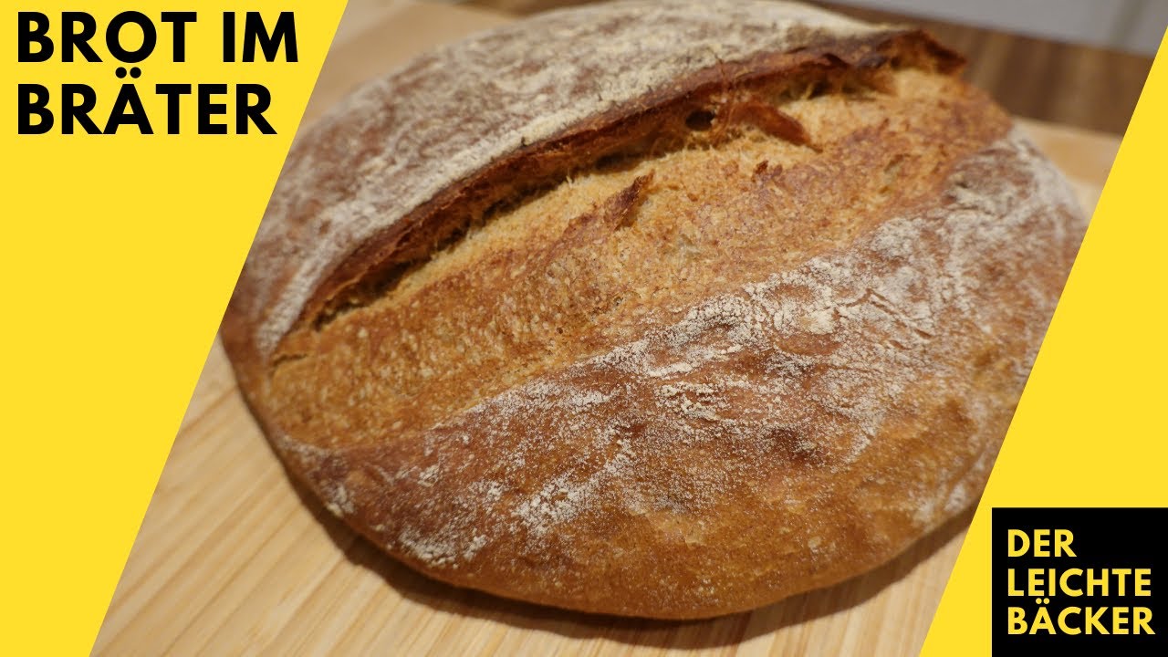 Super einfaches Rustikales Brot im Bräter selber machen | Du wirst kein Brot mehr kaufen | Brotzeit