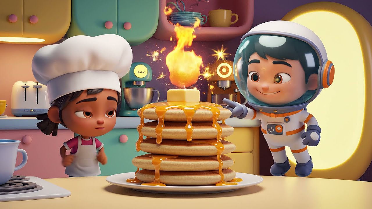 Toca Life Baby Chef Quemó la Pila de Panqueques | Canciones Infantiles y Rimas para Niños