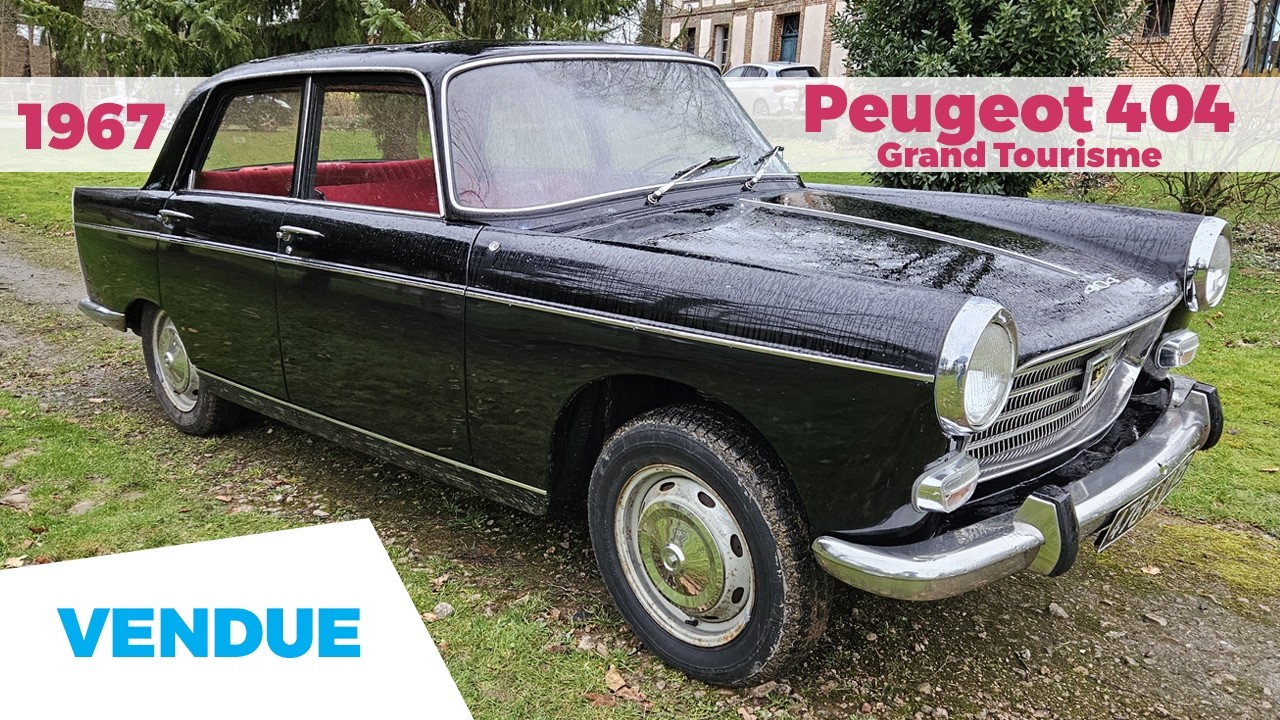 A VENDRE Peugeot 404 Grand Tourisme de 1967 #peugeot #404 #forsale #avendre #car #auto #automobile 