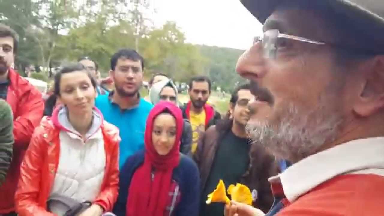 Mikolog Jilber Barutçiyan ın Ağva daki mantar sunumu
