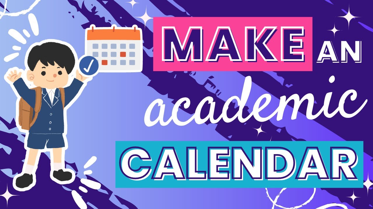 Creating a School or Academic Calendar with Canva - Plan Your Semesters Effectively