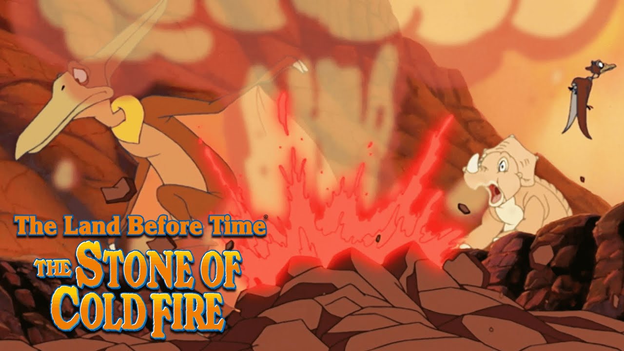 Volcano Erruption! | The Land Before Time VII: The Stone of Cold Fire