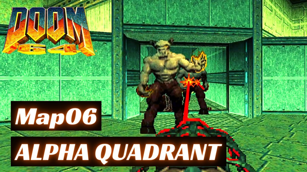 Прохождение Doom 64 (100%) (Карта 06: Альфа-квадрант)