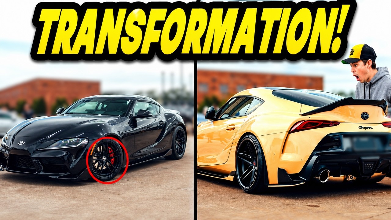 Как я построил БЕЗУМНУЮ Supra MK5 за 14 минут! ПРЕОБРАЖЕНИЕ