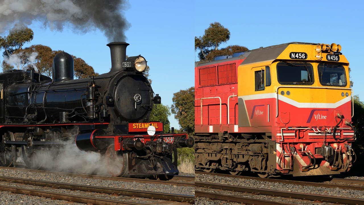 Steam Train vs Diesel Electric
