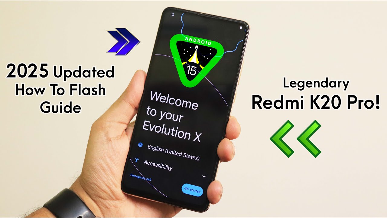 Руководство по прошивке Redmi K20 Pro (2025) с EvolutionX v10.5