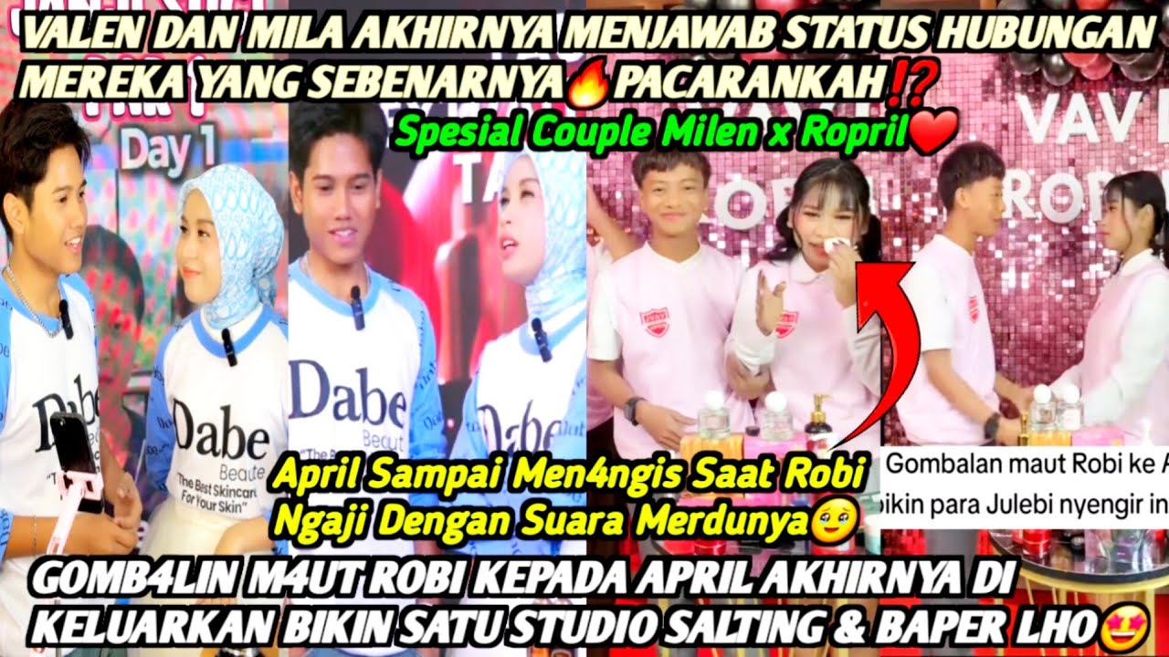 HEBOH‼️MILEN DAN ROPRIL LIVE BERSAMA❤️MEMBUAT PARA FANS SE INDONESIA RAYA LANGSUNG BAPER LHO🥹SPESIAL