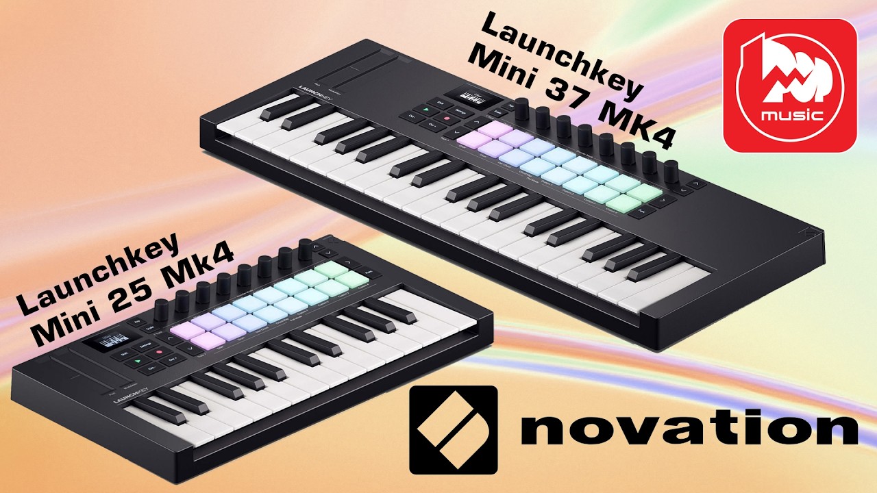 MIDI-контроллеры Novation Launchkey Mini MK4 | Четвёртая ревизия известных контроллеров!