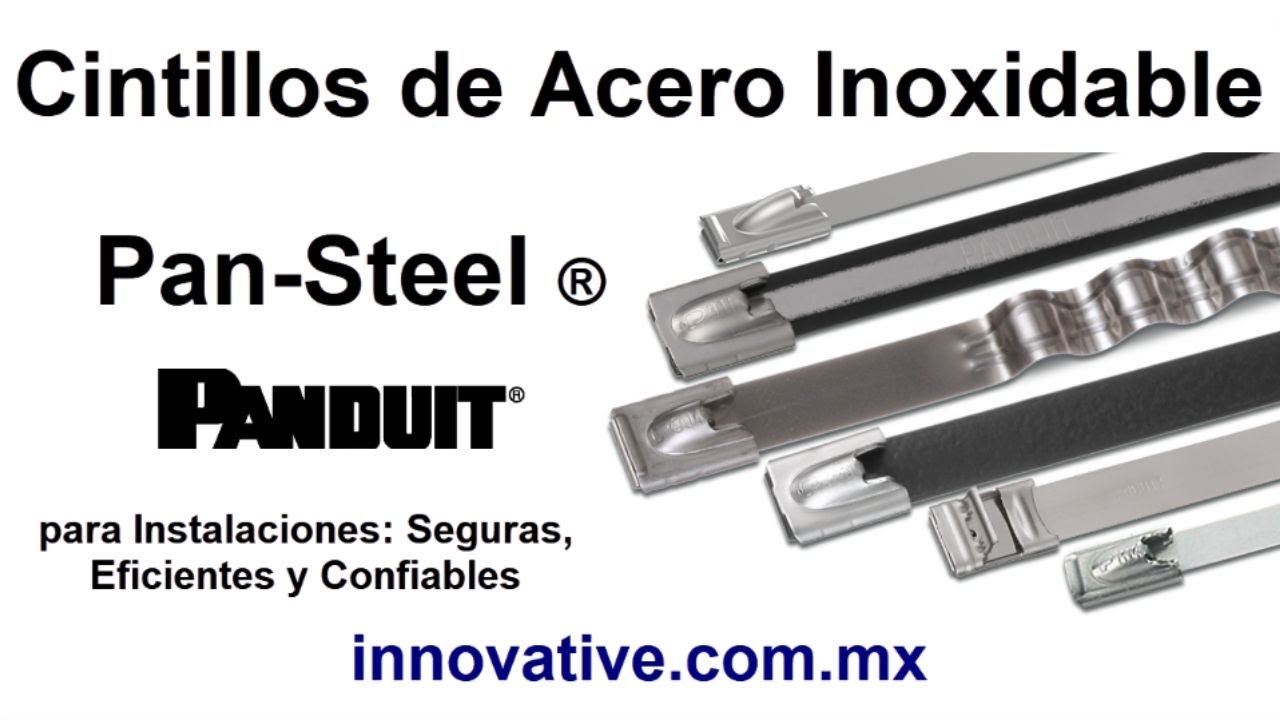 Cintillos de Acero Inoxidable Pan-Steel ® de Panduit - Pan-Alum ®, Wave-Ty ®, Fleje, Banda