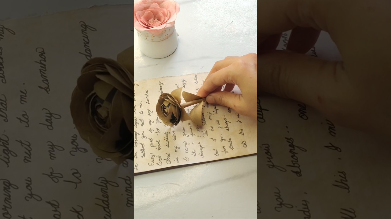 DIY paper flower