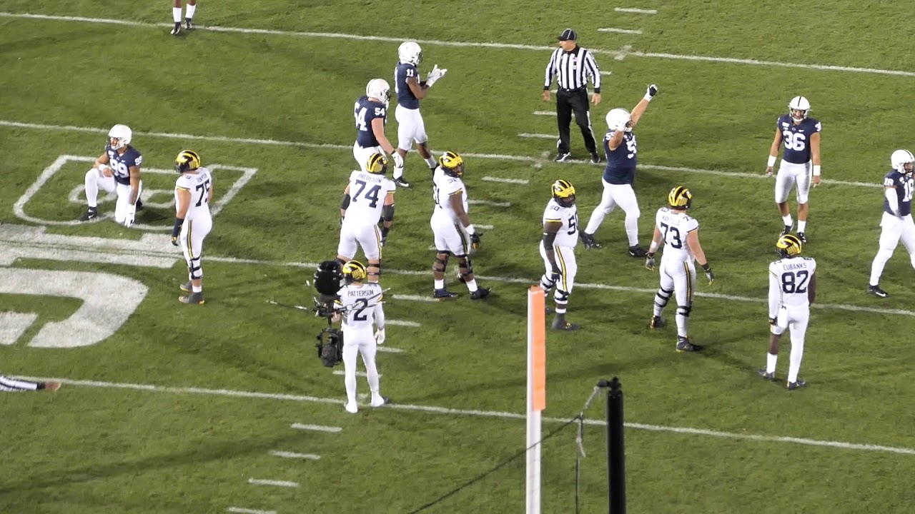 First Play - Timeout - PSU vs. Michigan