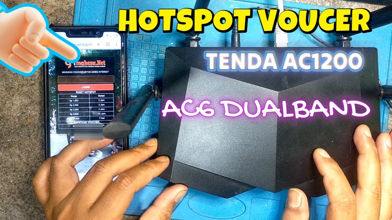Setting Tenda Ac1200/AC6 Sebagai Hotspot Voucher || tenda ac6 sebagai Acces Point