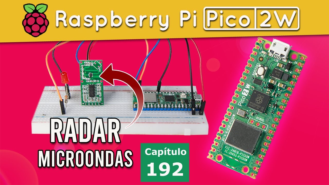 Raspberry Pi Pico 2 W más POTENTE y capaz que nunca. Introducción y proyecto Radar con MicroPython