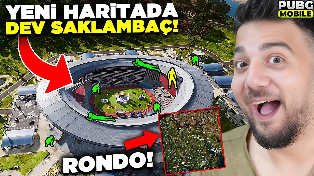 YENİ HARİTA RONDO 'da DEV SAKLAMBA&Ccedil;! AŞIRI ZORRRR! PUBG Mobile