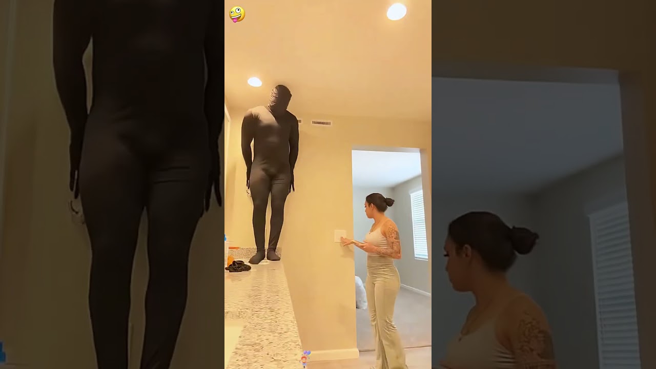 Scare my girlfriend goes wrong🤣🤣#foryou #funny #funnypranks #usa #comedy #funnyvideos #pranks