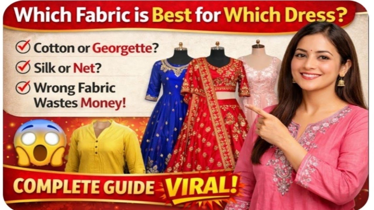 किस Dress को कौन से कपड़े से बनाए?👗👌 Complete Guidence...✅💯