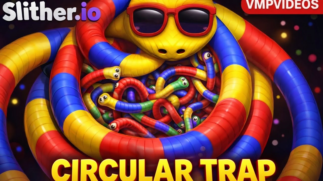 My Surround & Crush Strategy in Slither.io! Massive Multi Eliminations 🐍🔥