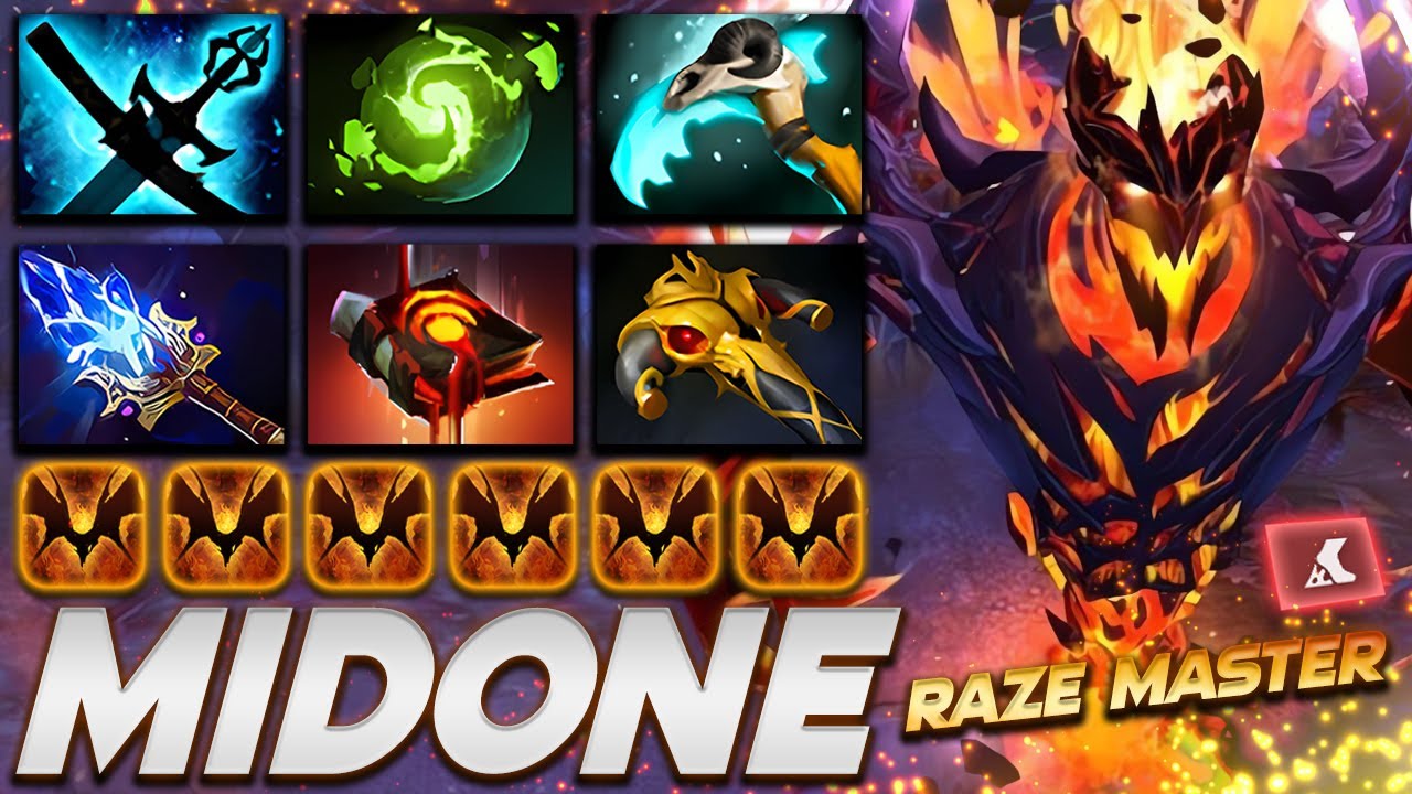 MidOne- Shadow Fiend RAZE MASTER - Dota 2 Pro Gameplay [Watch & Learn]