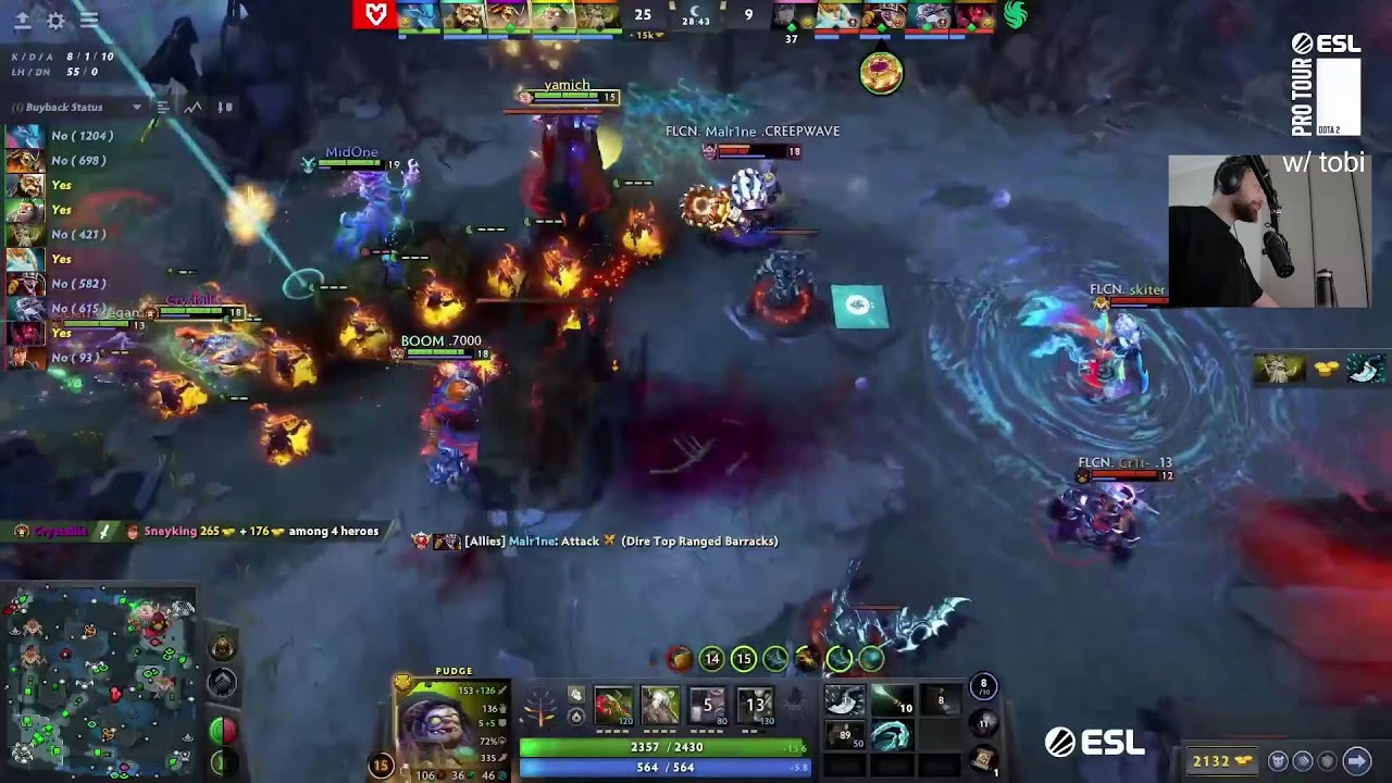 WATCHING DREAMLEAGUE QUALS - NIGMA LIQUID FALCONS